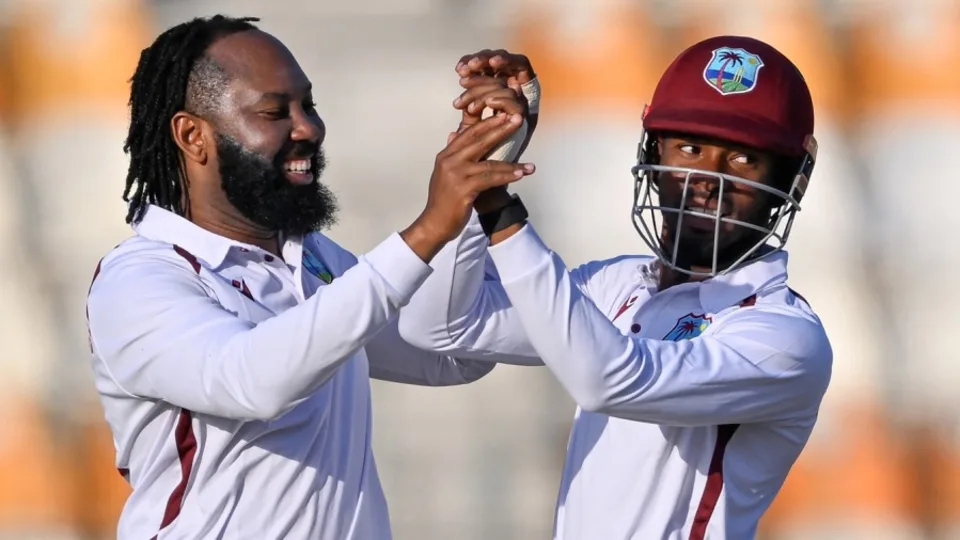 Jomel Warrican takes 4 for 43 showcasing brilliant spin bowling in the Pak vs West Indies Multan Test.